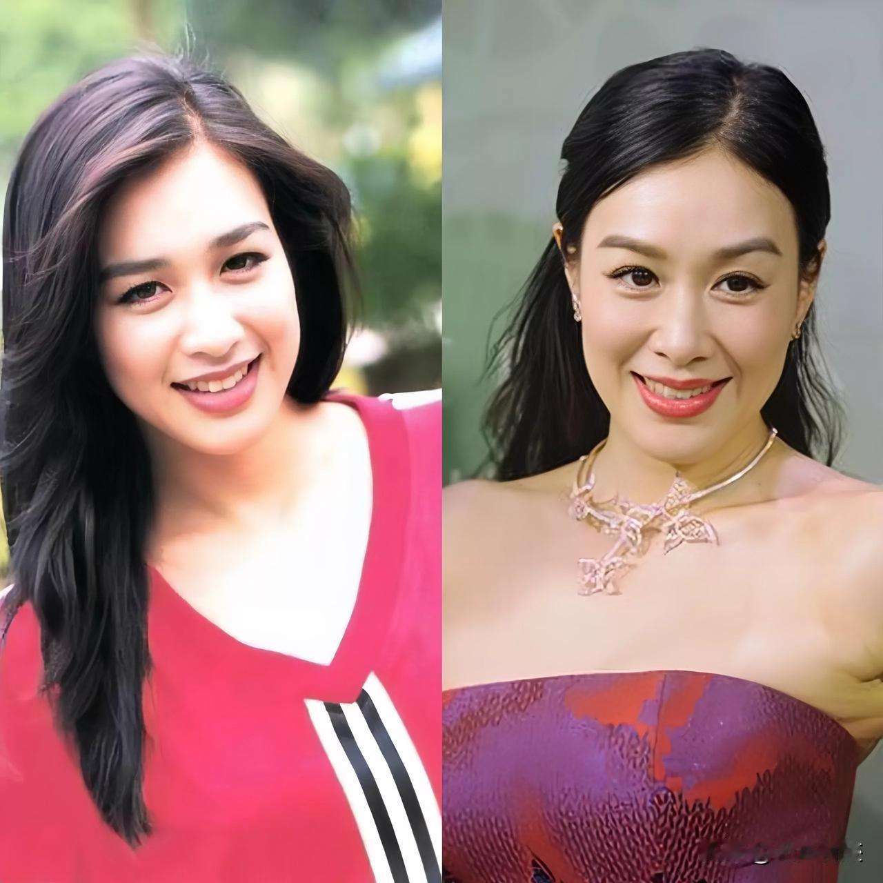 大美人钟丽缇，年轻和中年对比，是不是也很耐老？
钟丽缇一直都是那种肉肉的女人，从
