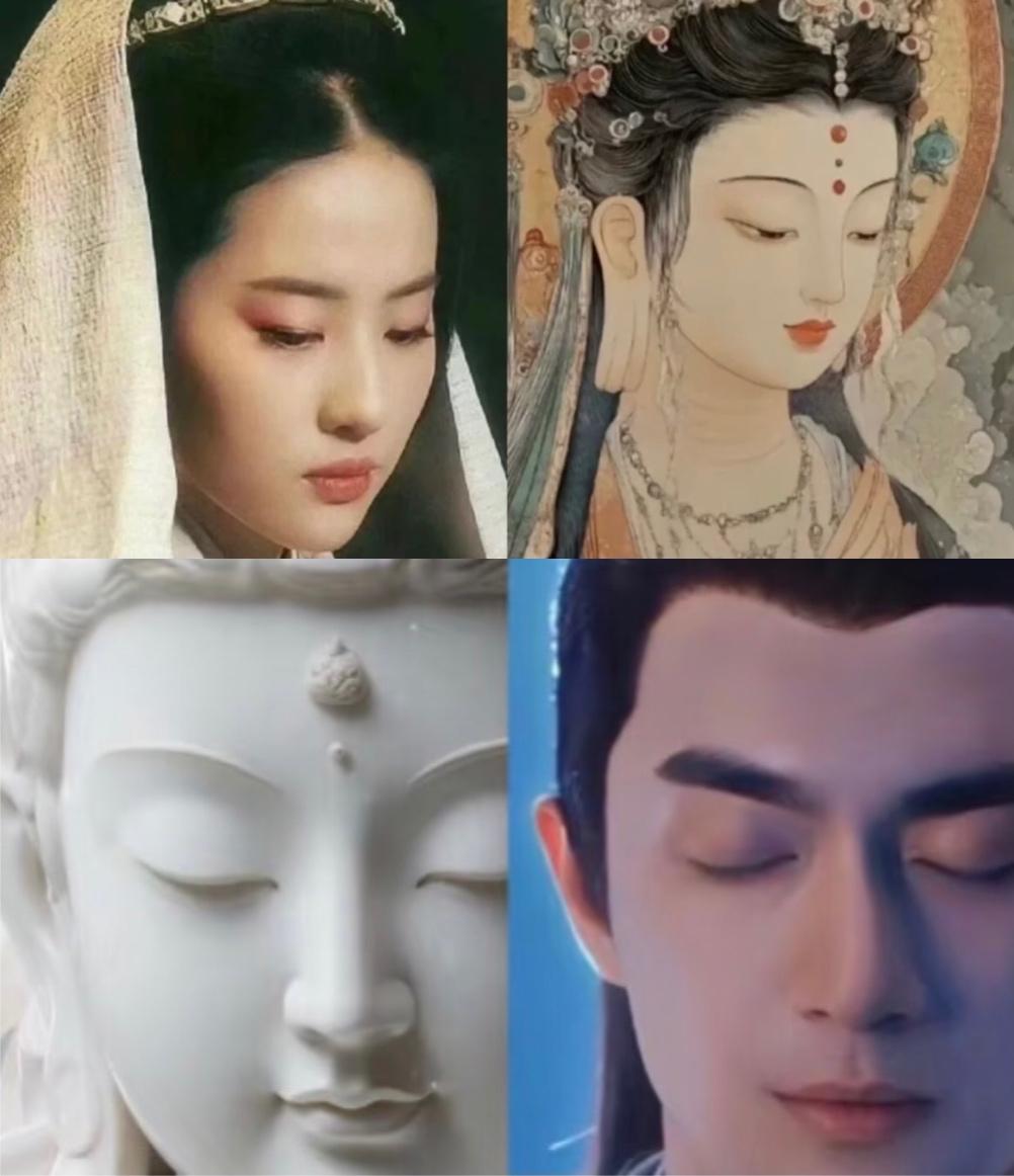这就是人们喜爱他们的原因吗？
面相从美上升到慈悲，
就是看到这张脸让人如沐春风身