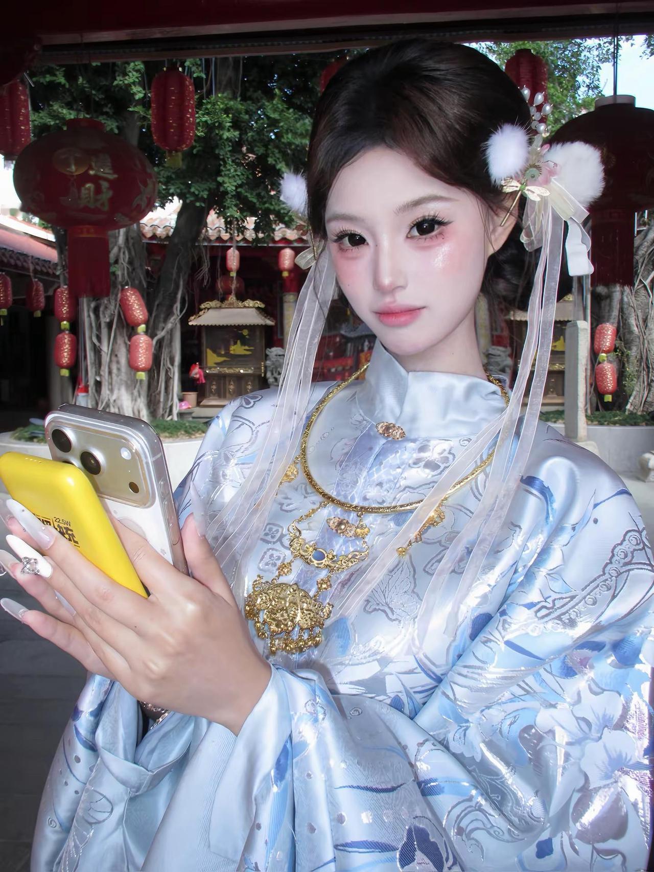 女儿心总如水汉服 dou流量扶持 明制