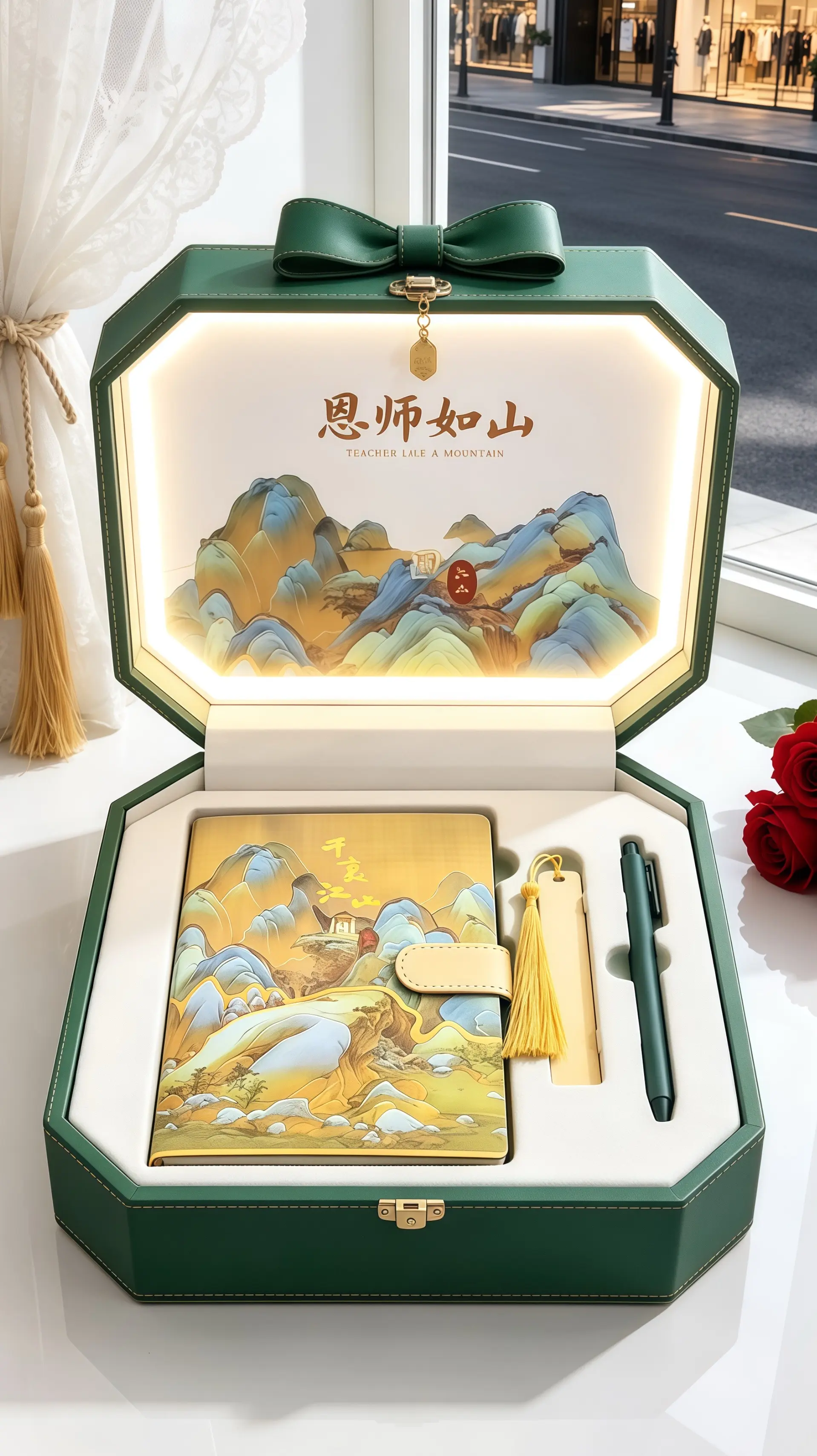教师节礼物 恩师情永难忘 笔记本 教师节 中国古风文创