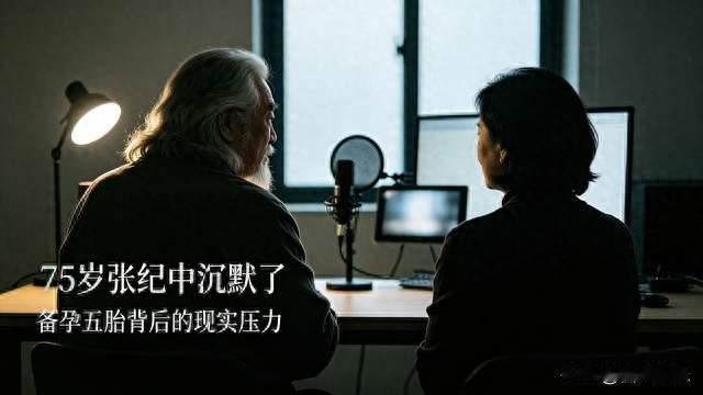 75岁张纪中直播间沉默，备孕五胎惹全网热议