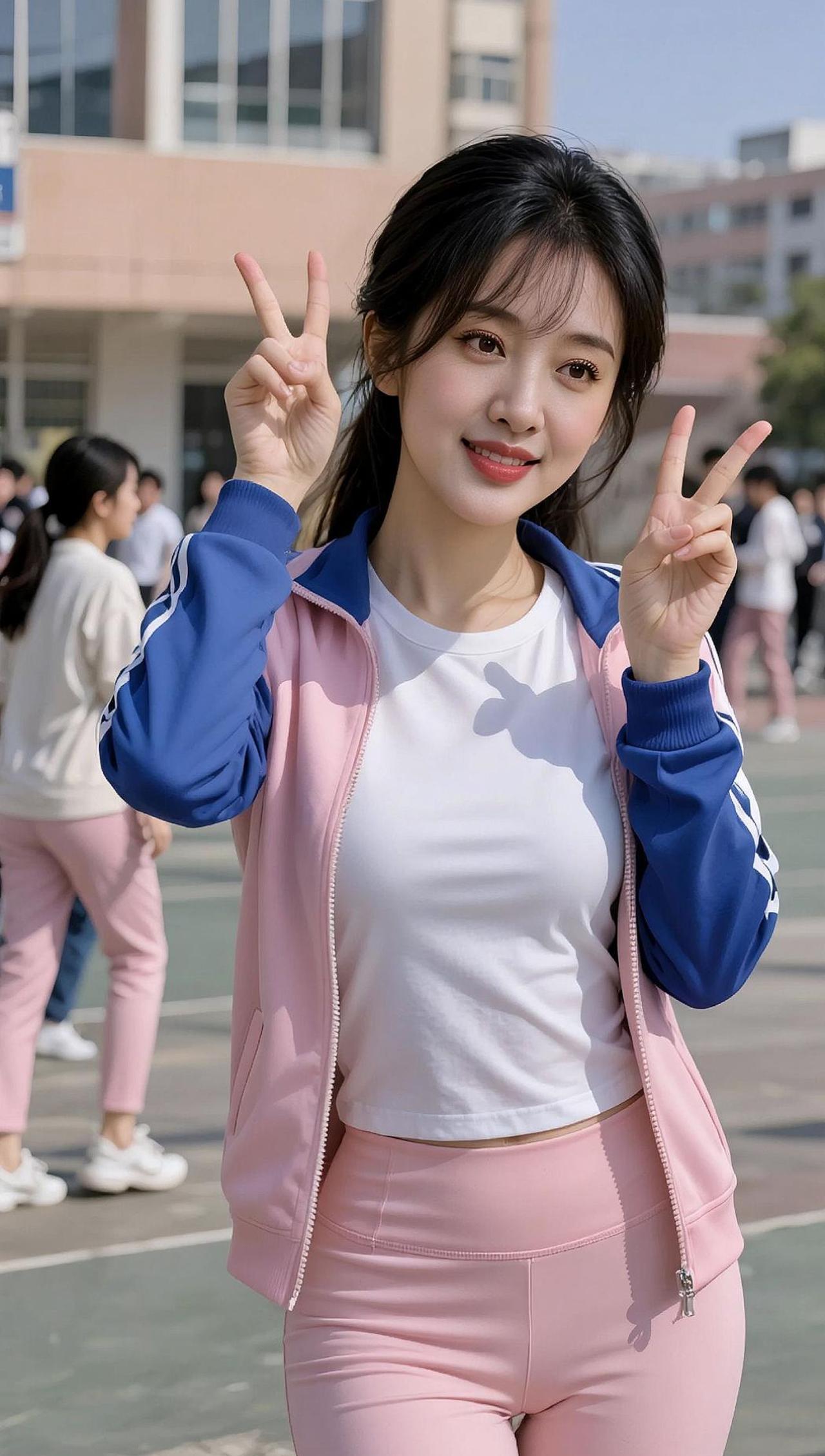 AI校园活力照 抖音ai创作 校园生活 青春活力 校园青春