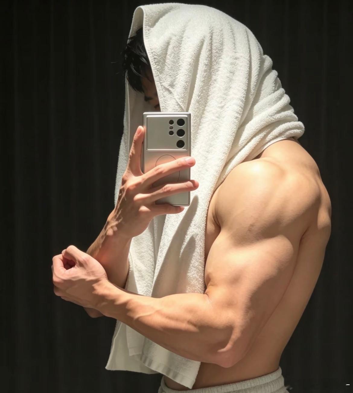 这个肩膀 好棒健身张宏涛[超话] ​​​