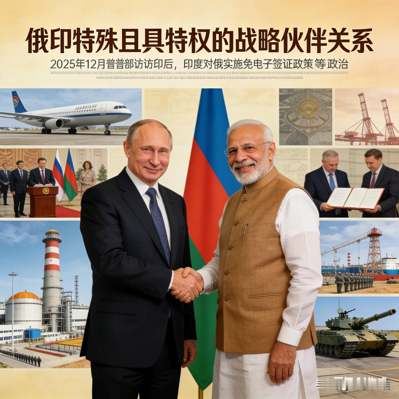 俄印当前处于特殊且具特权的战略伙伴关系，2025年12月普京的访印更是让两国在政