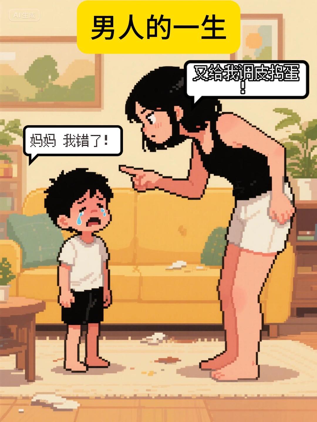 男人的一生……。