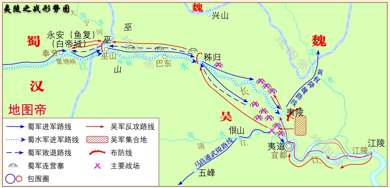 夷陵之战刘备是怎么败的？损失有多大？刘备到底输在什么地方？
夷陵之战是刘备和孙权