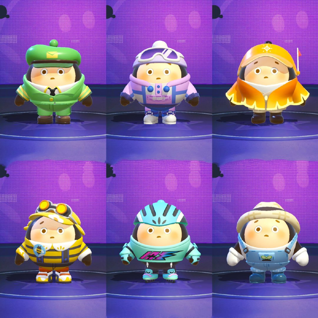 有人喜欢各种蓝皮、绿皮吗[哇]#蛋仔派对# ​​​