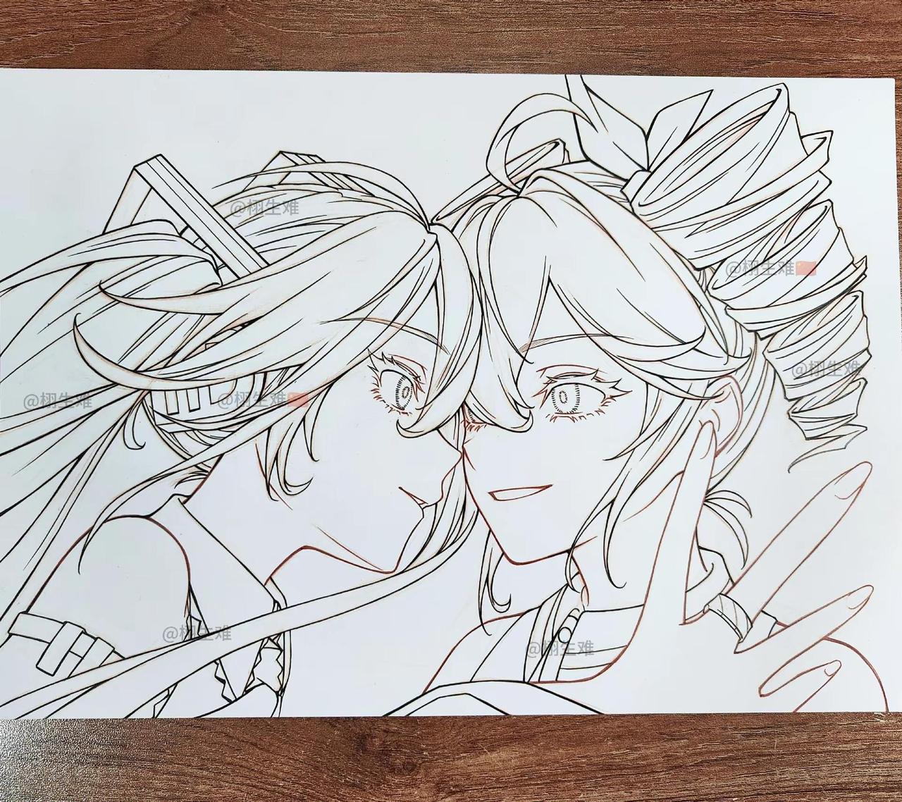 双色碰撞吗？有点意思。二创 初音未来 重音teto miku