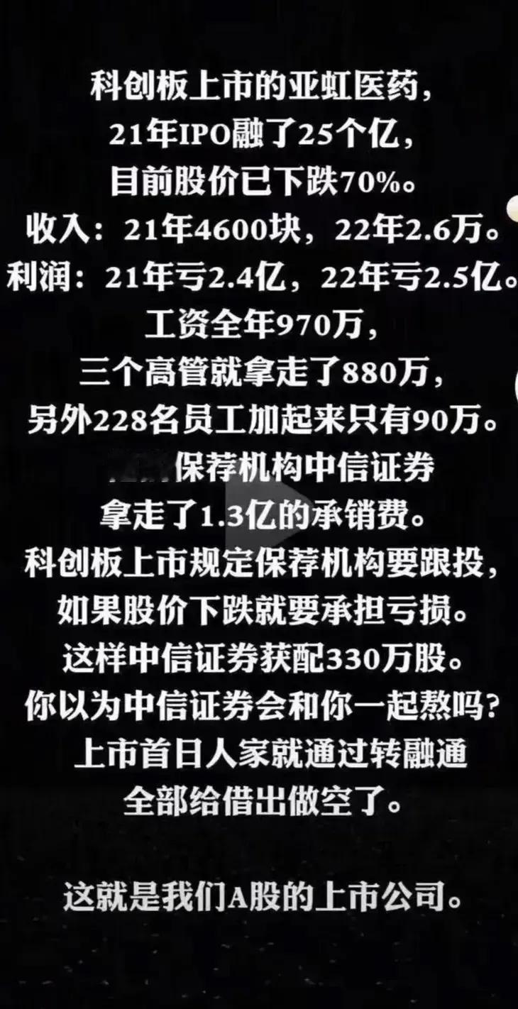 一年收入2.6万的上市公司，却能股市融资20多个亿，全年工资970万其中三名高管