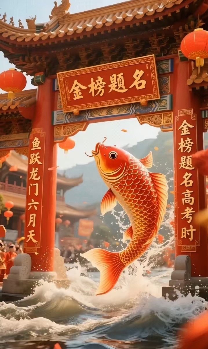 燃祈福灯，托锦鲤愿：逢考必过，超常发挥，金榜题名，前程似锦！祈福灯可预约 