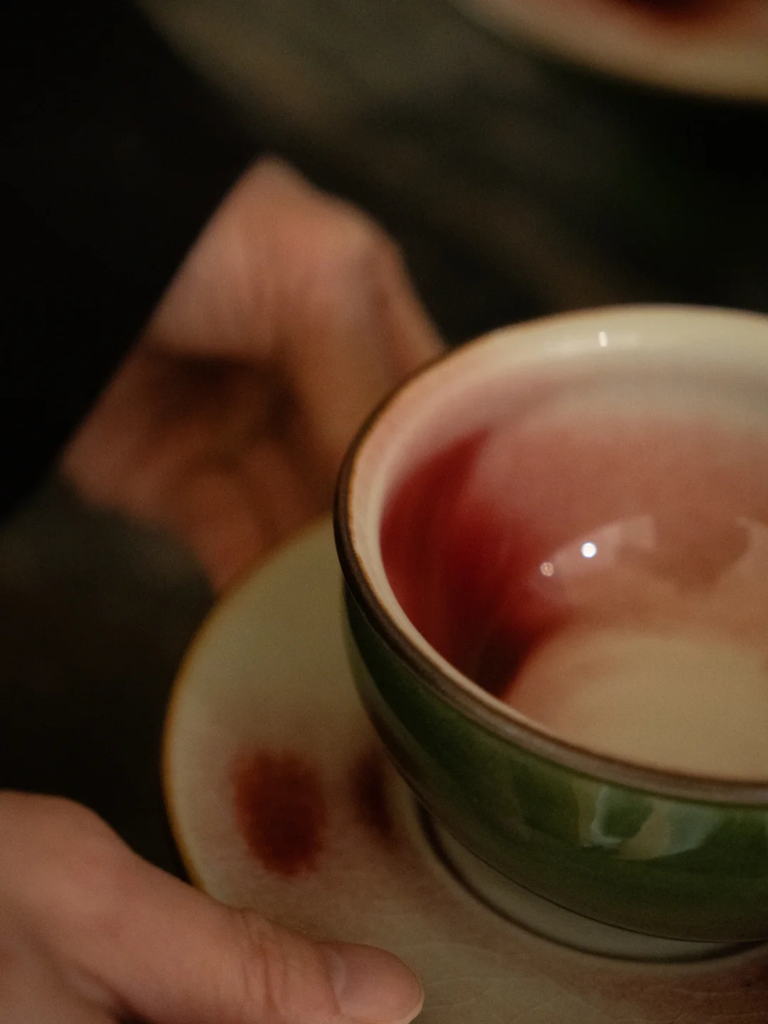 门店日志｜翠红窑变杯碟套组