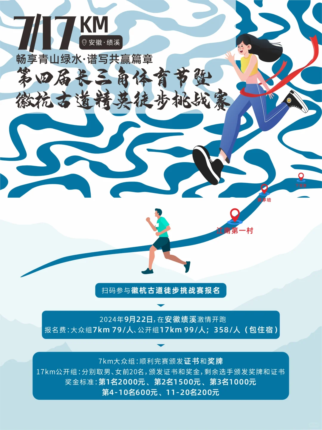 2024年第四届长三角体育节暨徽杭古道徒步赛