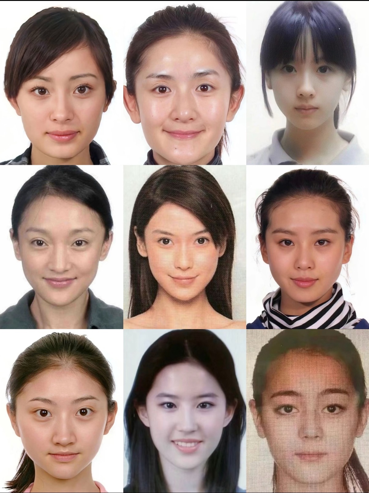 明星素颜照 有些人天生就是大明星 