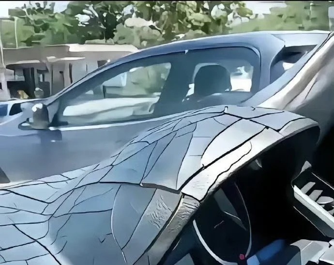 什么样的温度，能把车子晒成这样 