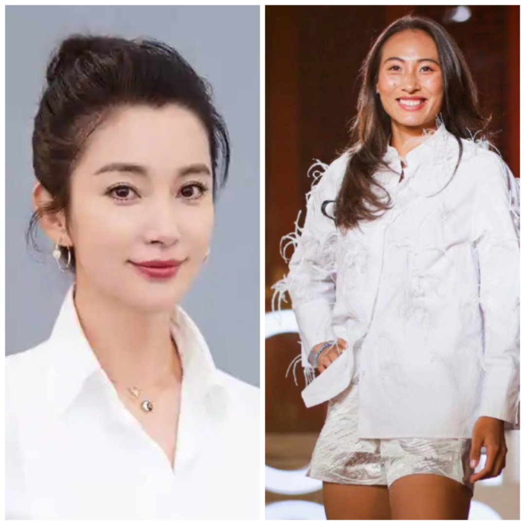 2025年11月12号中国著名网球名将战神文郑钦文与中国著名表演艺术家中国著名内