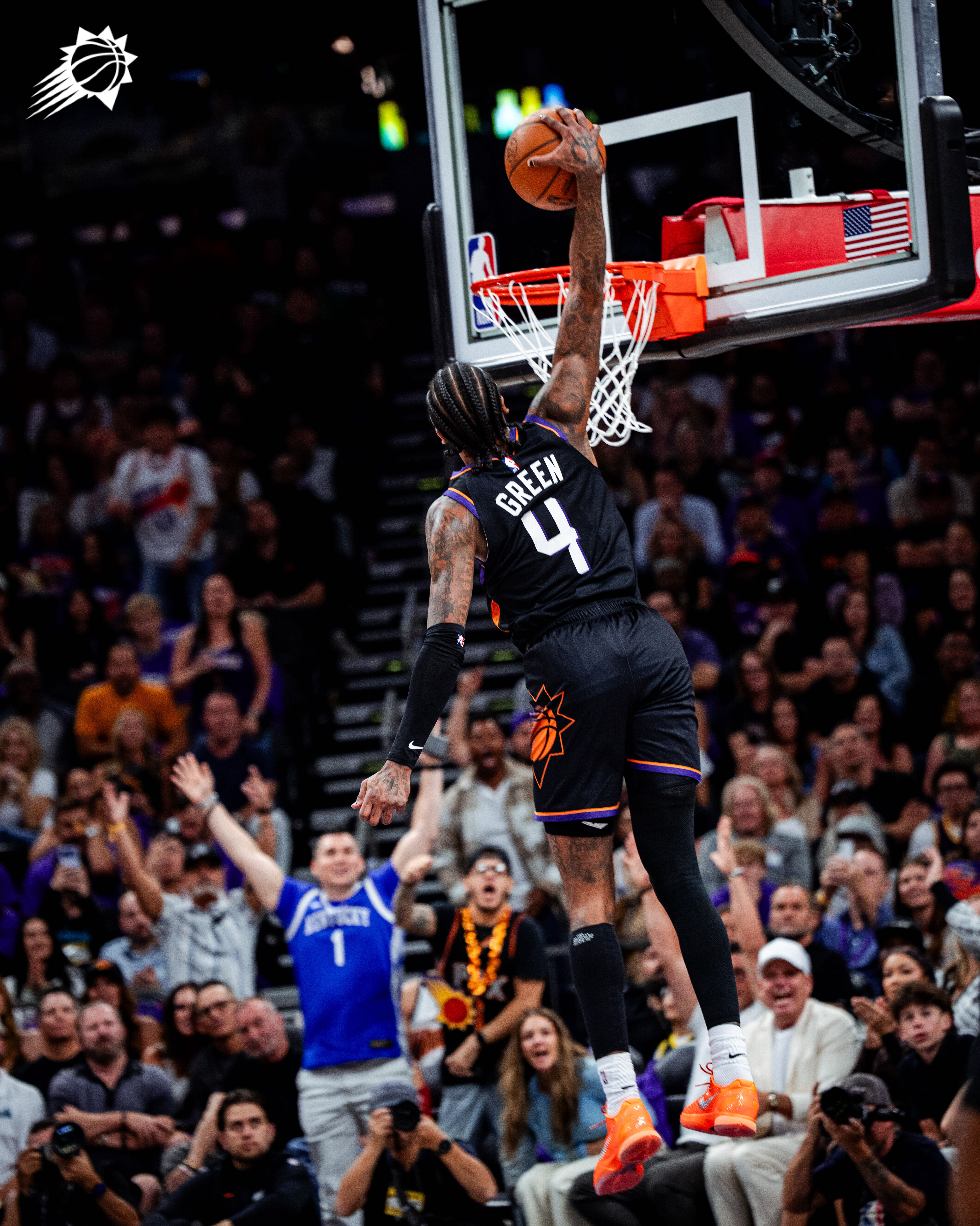 再欣赏一下格林的暴扣！菲尼克斯太阳 ｜勇士vs太阳