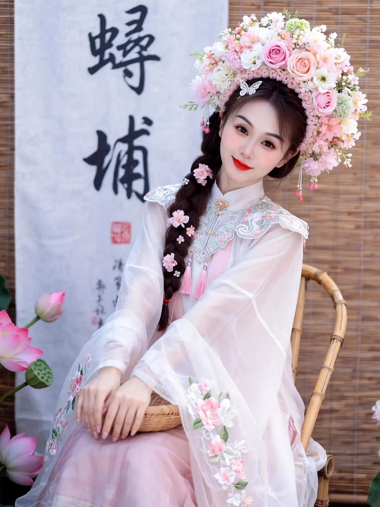 AI春日簪花写真 随变ai随便玩