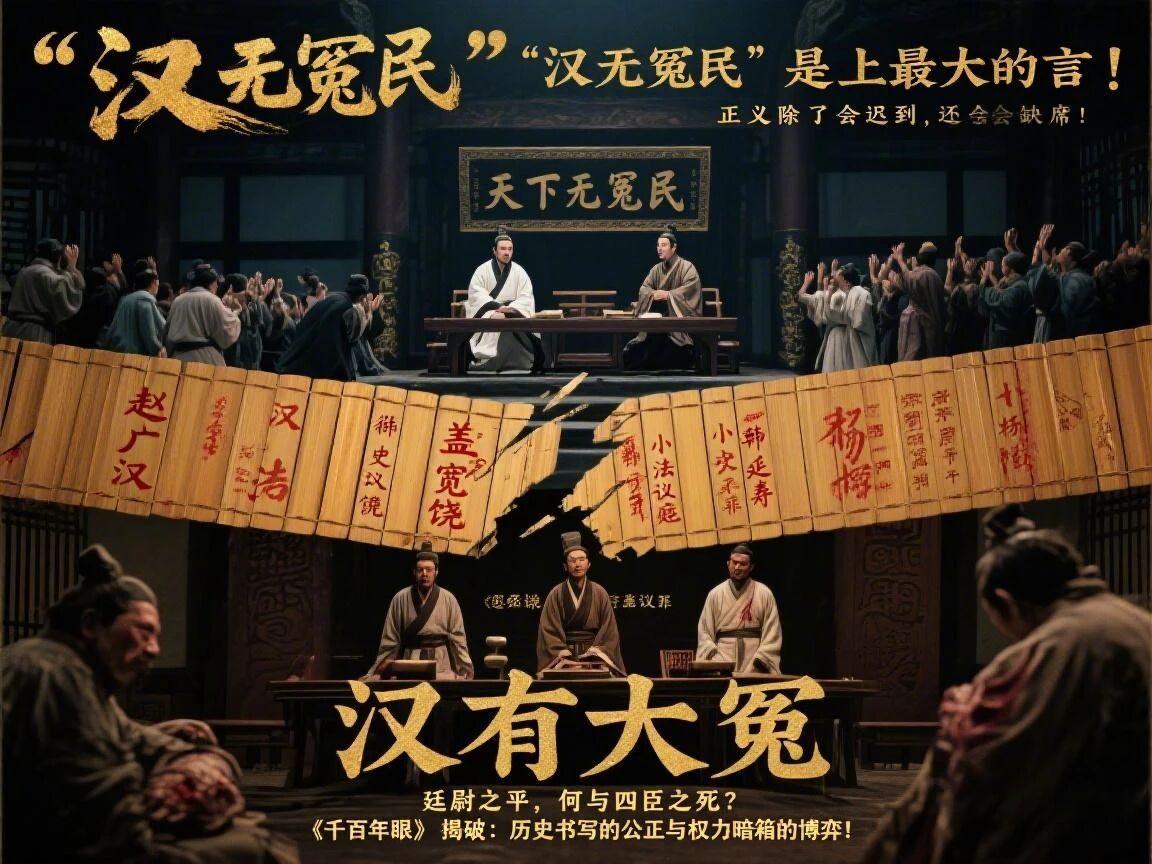 “汉无冤民”是史上最大的谎言！正义除了会迟到，还会缺席！
汉无冤民，简直是天大的