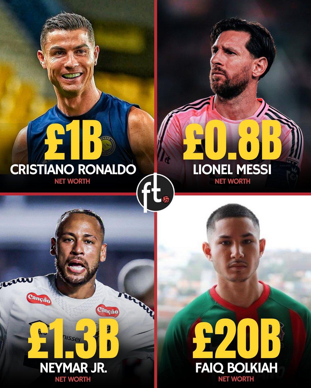 🤯 全球最富有的足球运动员目前竟然没有东家！💰⚽️
足坛几位身家最显赫的球星