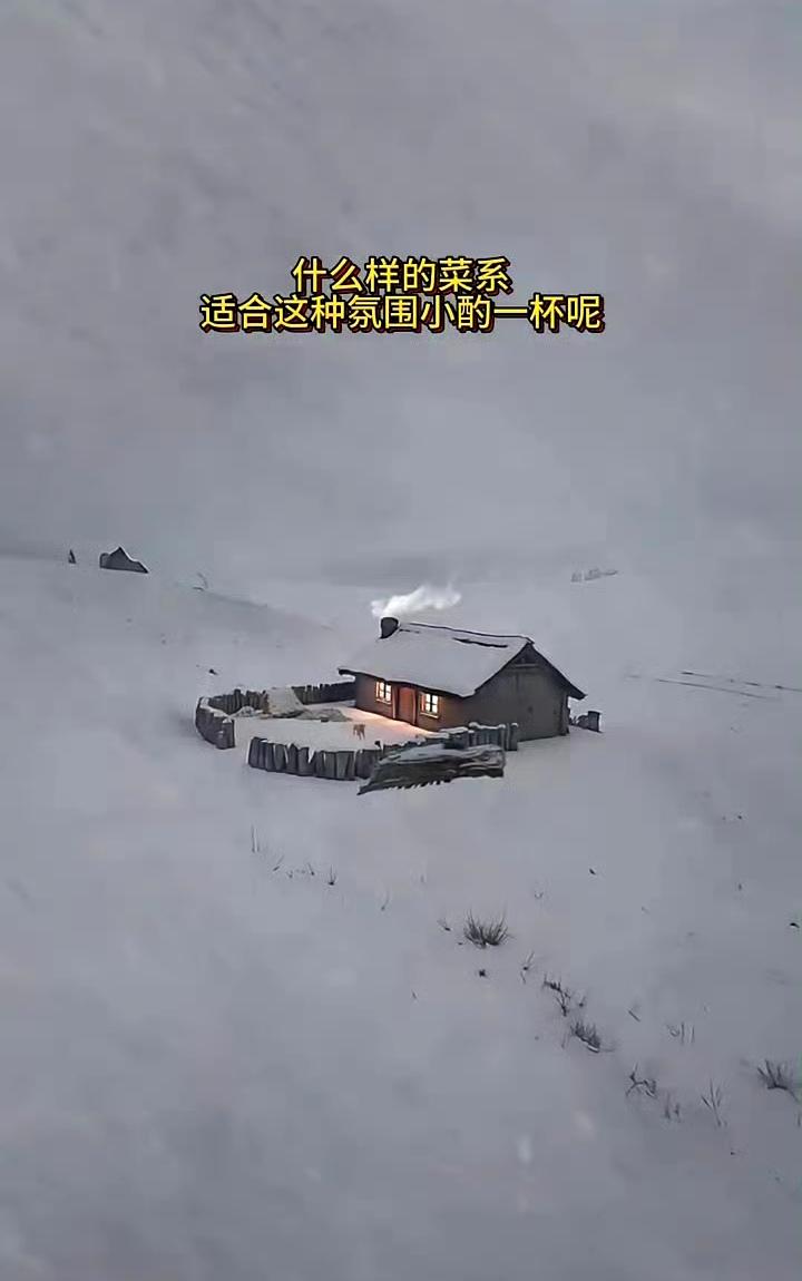 什么样的菜系，适合这种氛围小酌一杯呢？