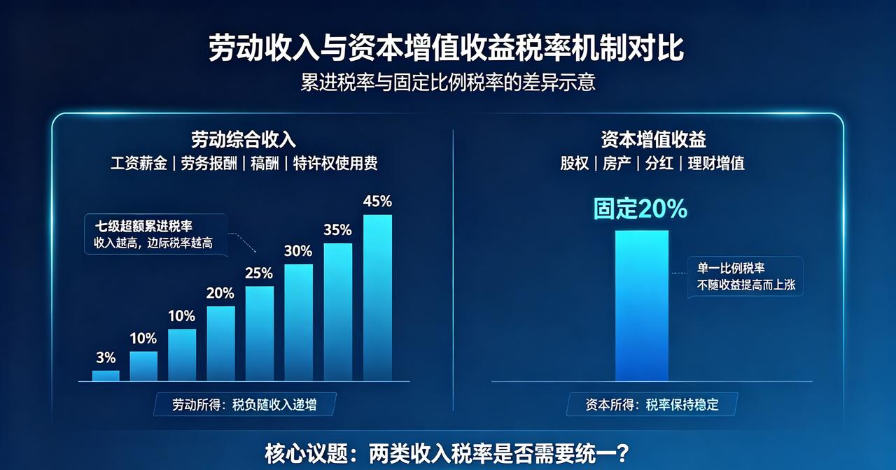 亟待统一我国资本所得和劳动收入所得税率
为加强离岸信托个人所得税征收管理，财政部