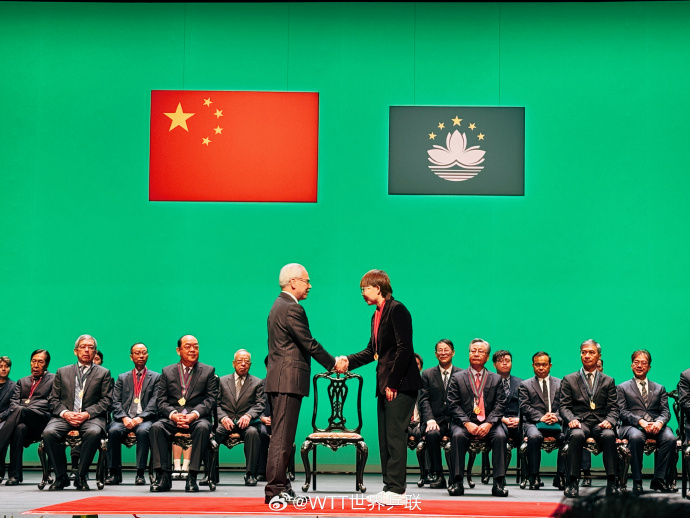 朱雨玲获颁体育功绩勋章 中华人民共和国澳门特别行政区2025年度勋章、奖章和奖状