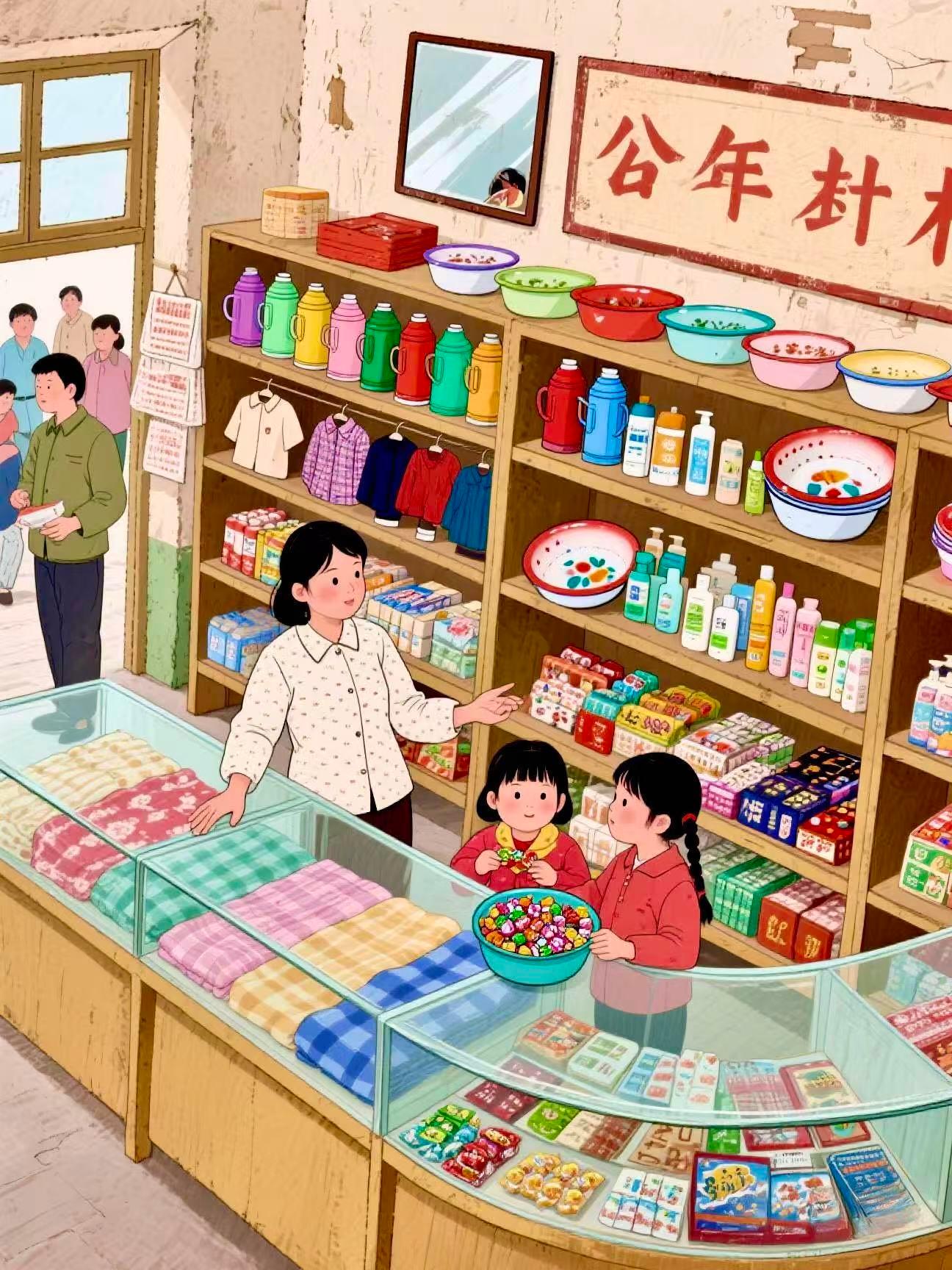 七八十年代在农村买东西，那叫一个费劲。想买点啥都得赶大集，起大早、走老远，东西就