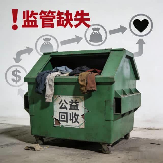 旧衣回收箱别成灰产黑箱！你的爱心可能被倒卖牟利
 
小区里的旧衣回收箱，本是传递