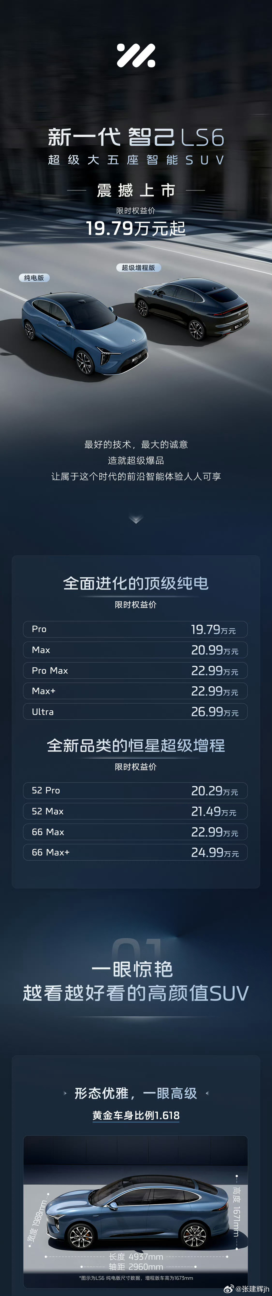 最早的智己搞升降屏我真是嗤之以鼻[笑cry]现在的智己一直宣传底盘，底盘这东西我