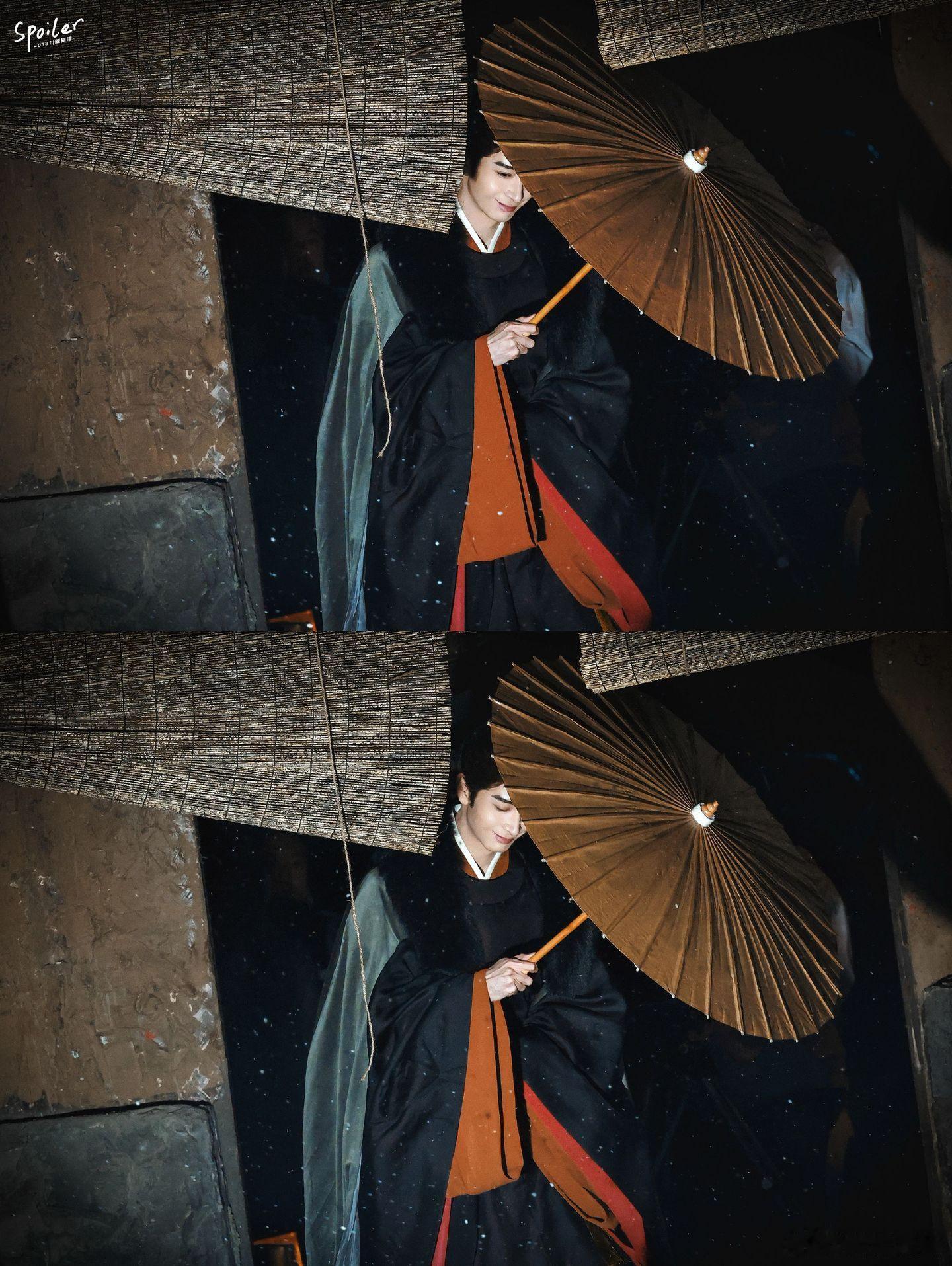 陈星旭金枝雪夜撑伞路透陈星旭又杀回古偶了!谁还记得当年的李承鄞 让一个大三学生初