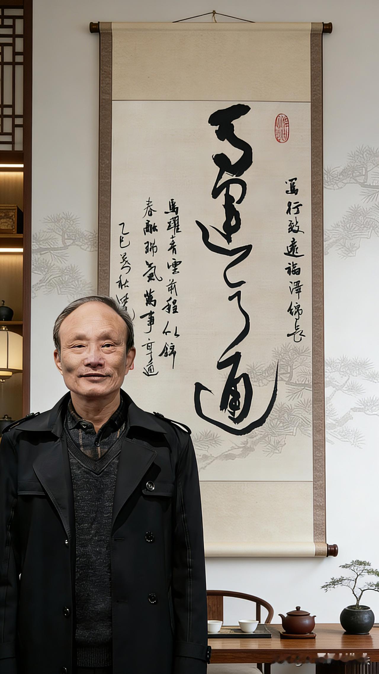 晒出你的本地生活 今儿给大家晒一晒本地一位书法高手草书创作的《马到成功》。这四个