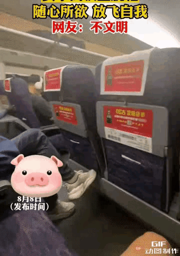 高铁脱鞋，抬腿上桌，会不会成为高铁新常态？ ​​​