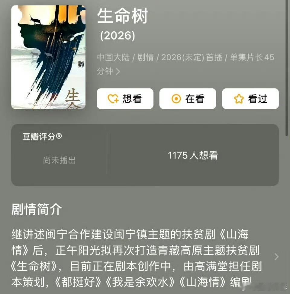 🍉:网传生命树女主依然是杨紫 ​​​