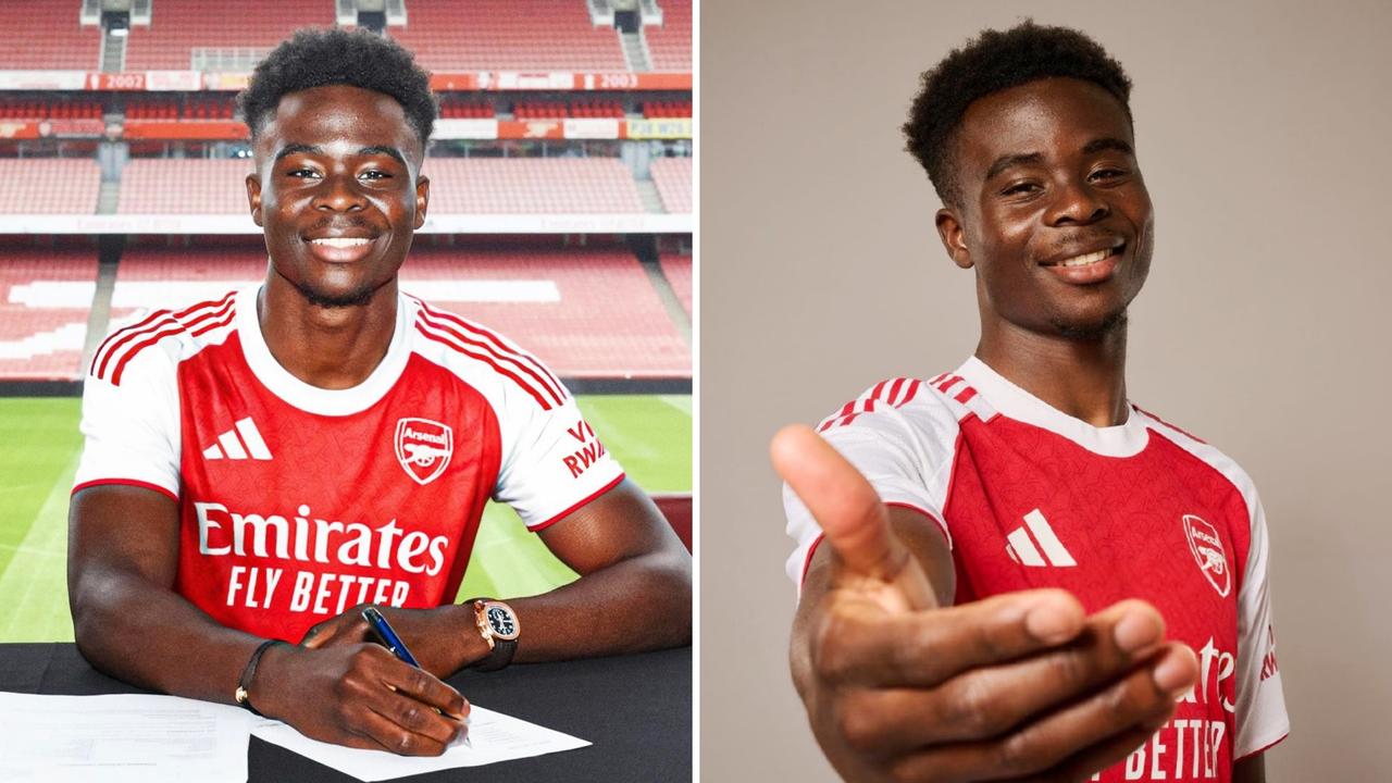 媒体报道，阿森纳球星萨卡接近以30万镑周薪与球队续约5年，他将成为枪手队内薪资最