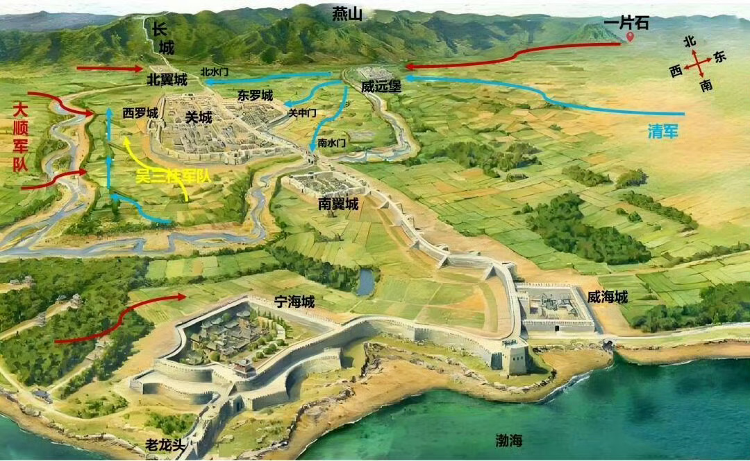 三图看懂山海关的防御体系，天下第一关 ​ ​​​
