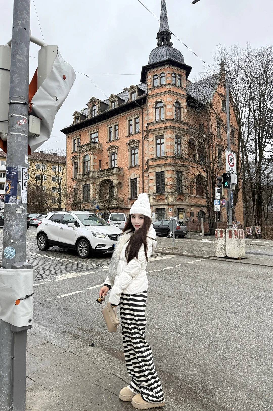 下完雪的慕尼黑☁️