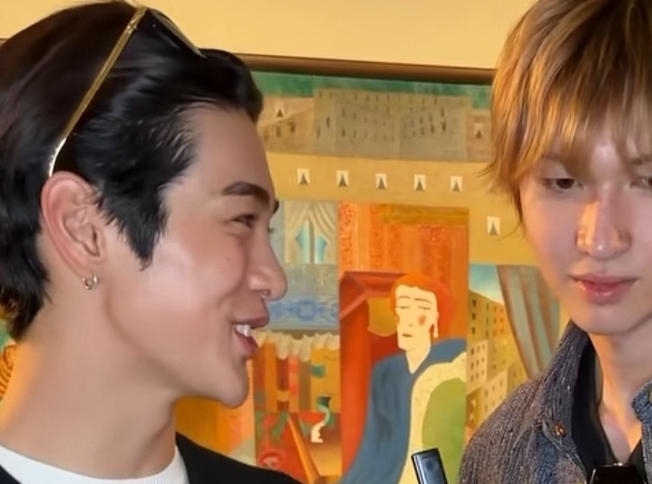 安乾镐和马丁Martin同框颜值的极致反差 