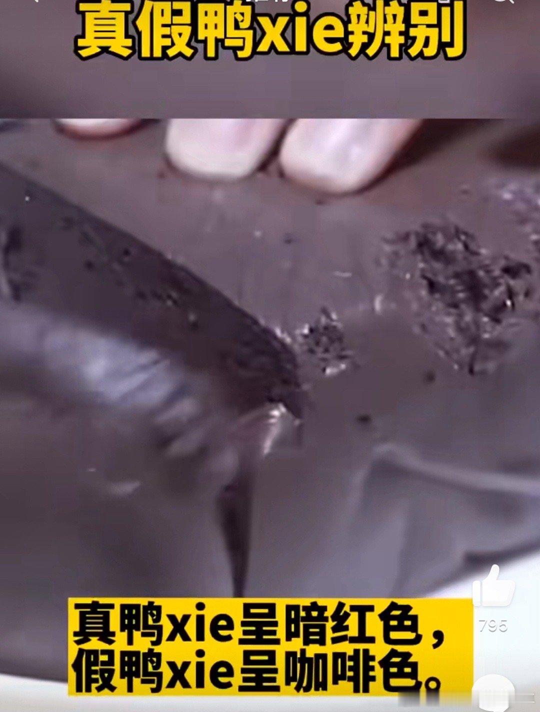 #鸭血 甲醛# 鸭血粉丝汤以后不能吃了[泪] 猪血+甲醛=假鸭血。在猪血中注入清