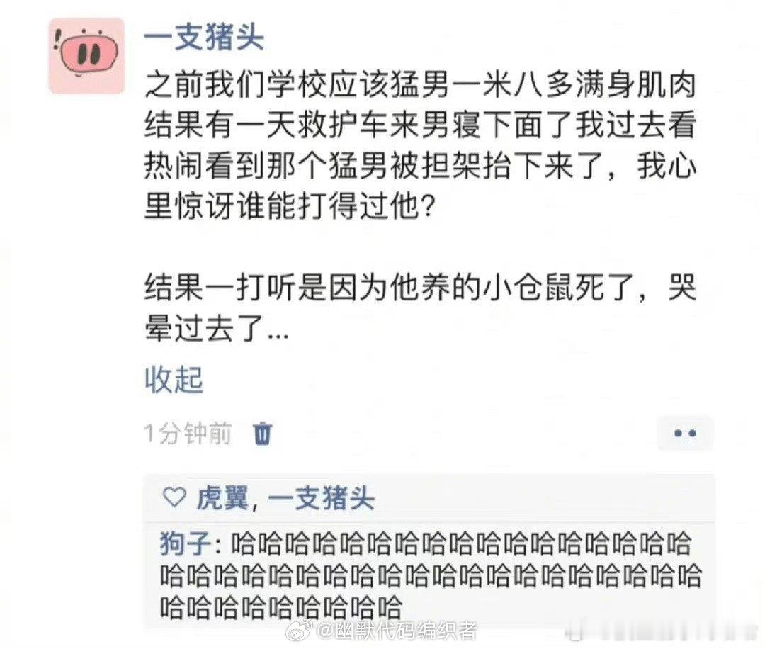 哈哈哈哈哈好有画面感  （