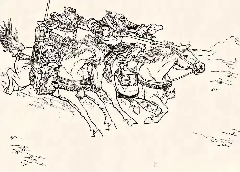 走马活捉。黄沙漫卷，铁骑如风，只见这员银甲大将单枪突入，枪挑箭射大发神...