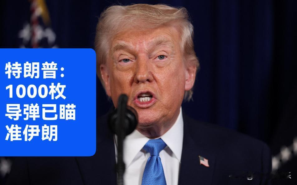 特朗普放狠话：1000枚导弹瞄准伊朗，称若遭暗杀将全面摧毁伊朗

   据外媒报