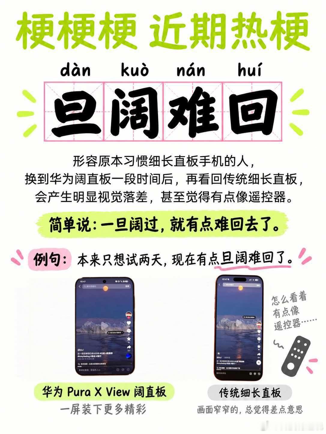 华为阔直板手机登顶周销量榜单华为Pura X View的市场表现强的飞起！开售首