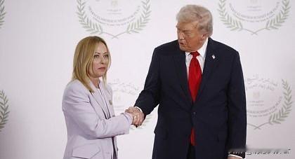 与美国总统特朗普发生小摩擦后，意大利总理梅洛尼表示，希望与美国的关系恢复正常，不