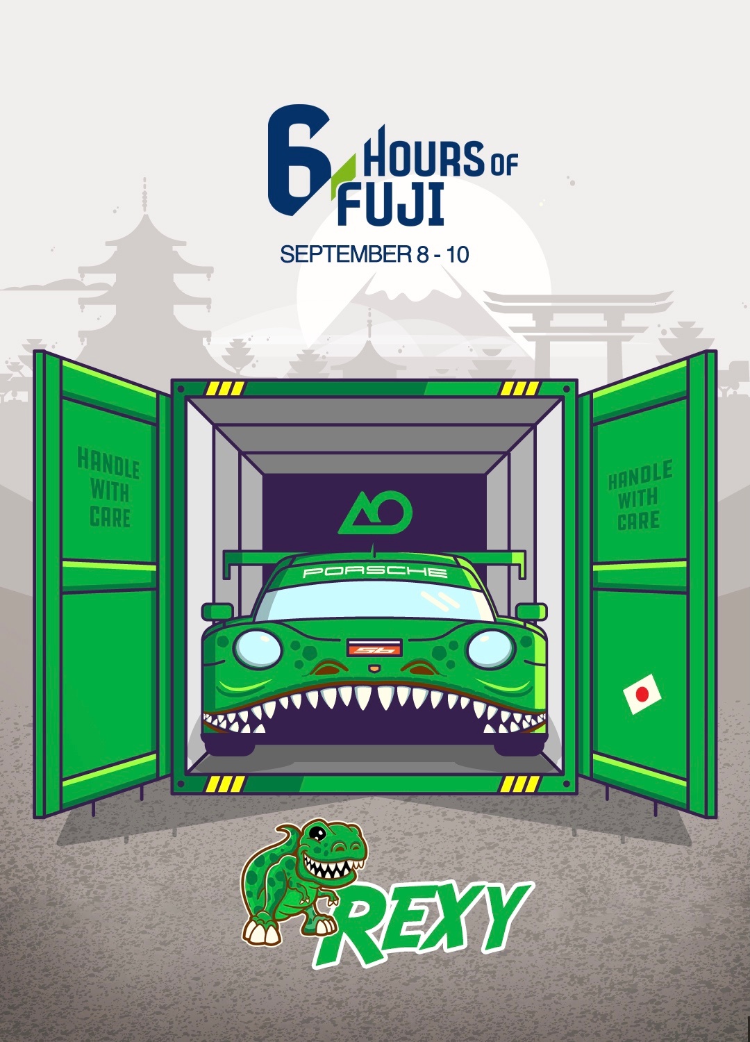 AO Racing推出绿色霸王龙🦖Rexy的妹妹粉色霸王龙Roxy👀车队声明