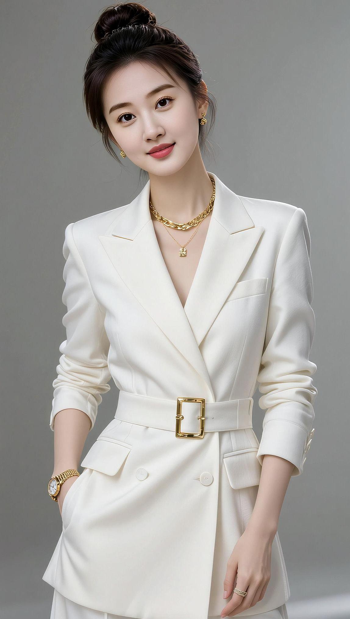 AI高清质感写真 抖音ai创作 做个气质优雅的女人 高端女装分享