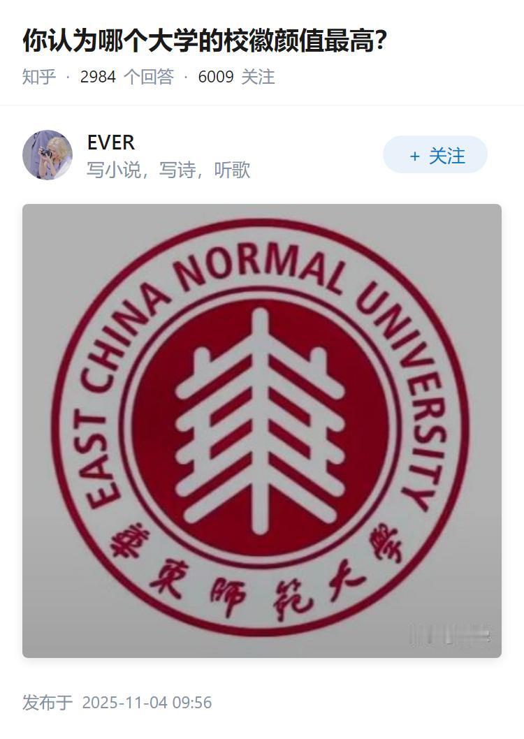 你认为哪个大学的校徽颜值最高？