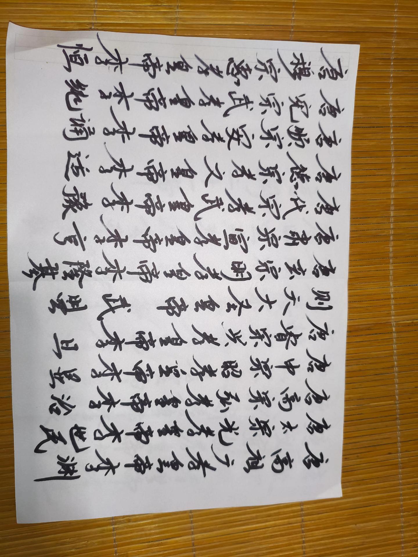 唐朝二十一帝。唐朝二十一帝