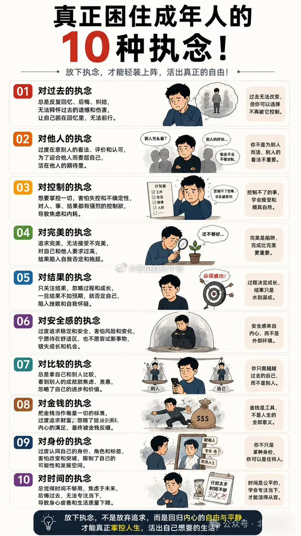 真正困住成年人的十种执念 