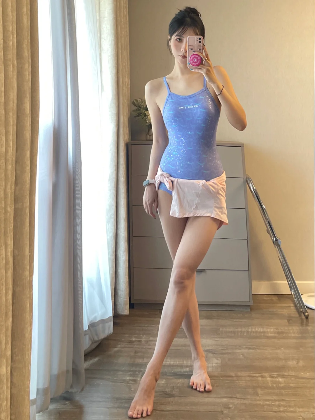 168/108斤 夏日泳装穿搭 今天是元气姐姐