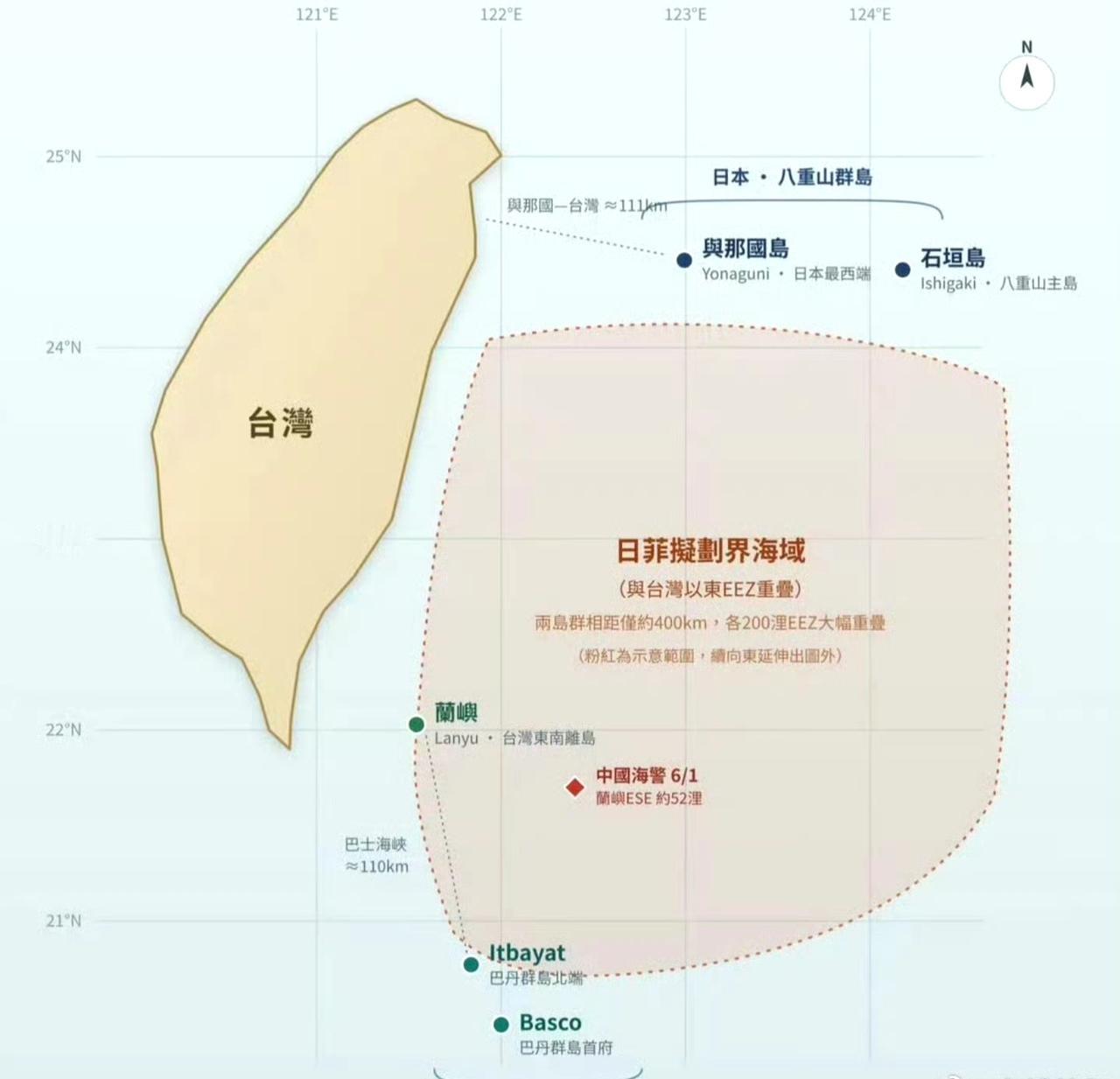 日菲拟就台湾东部海域划界问题举行磋商。
台湾当局原本说乐见其成。在引发岛内舆论争